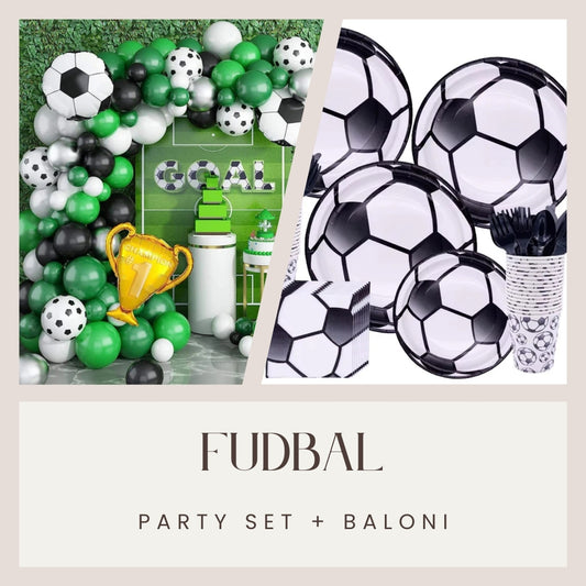 Fudbalski party set + Baloni