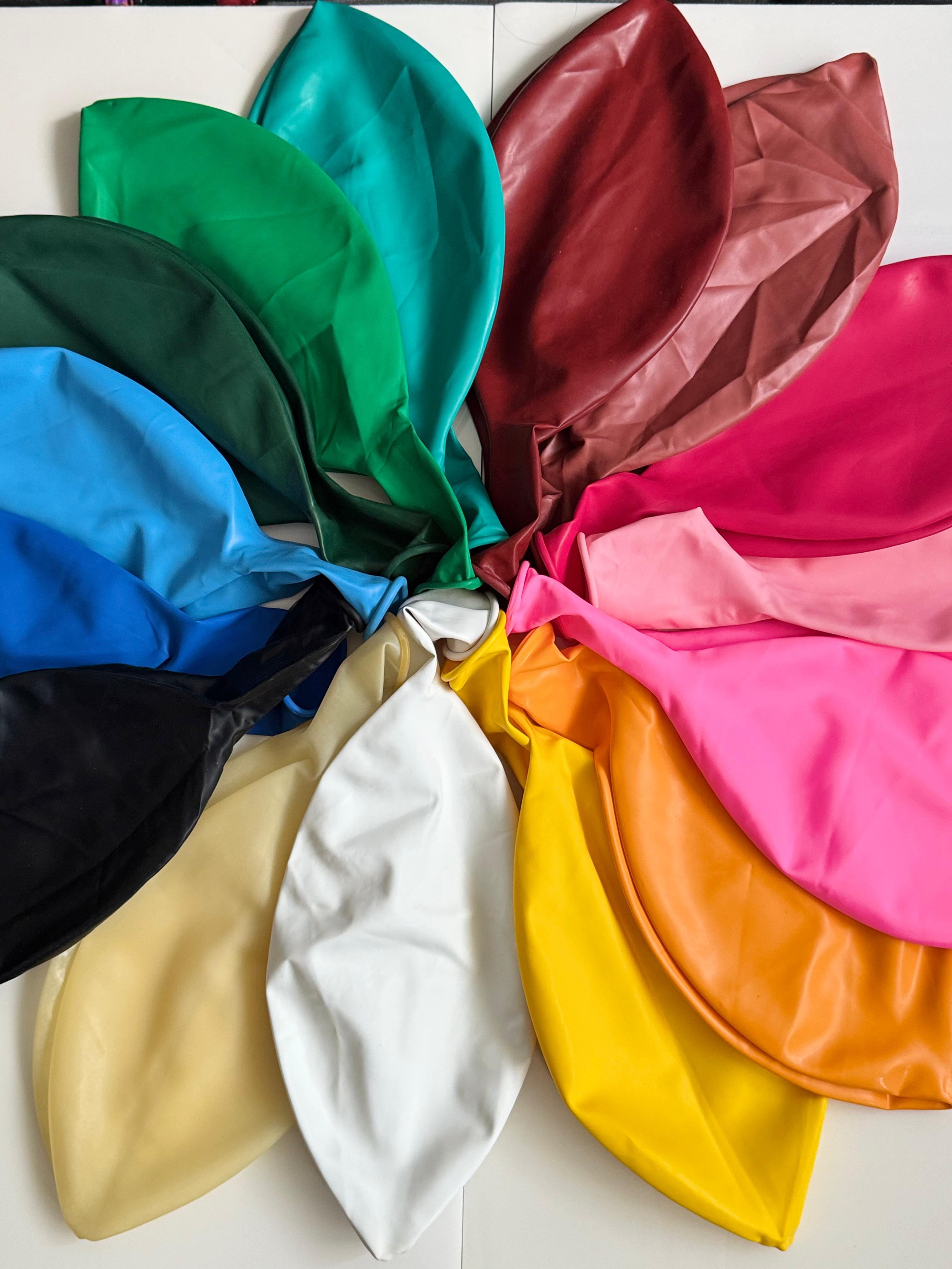 Latex jednobojne kugle 92cm