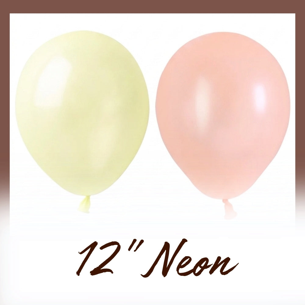 12" Neon Baloni