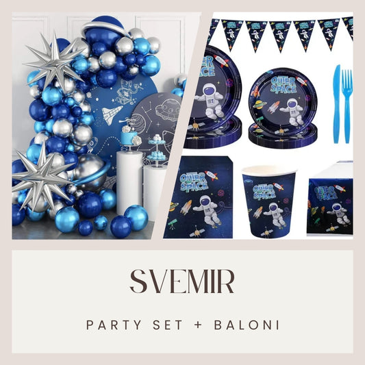 Svemir party set + Baloni