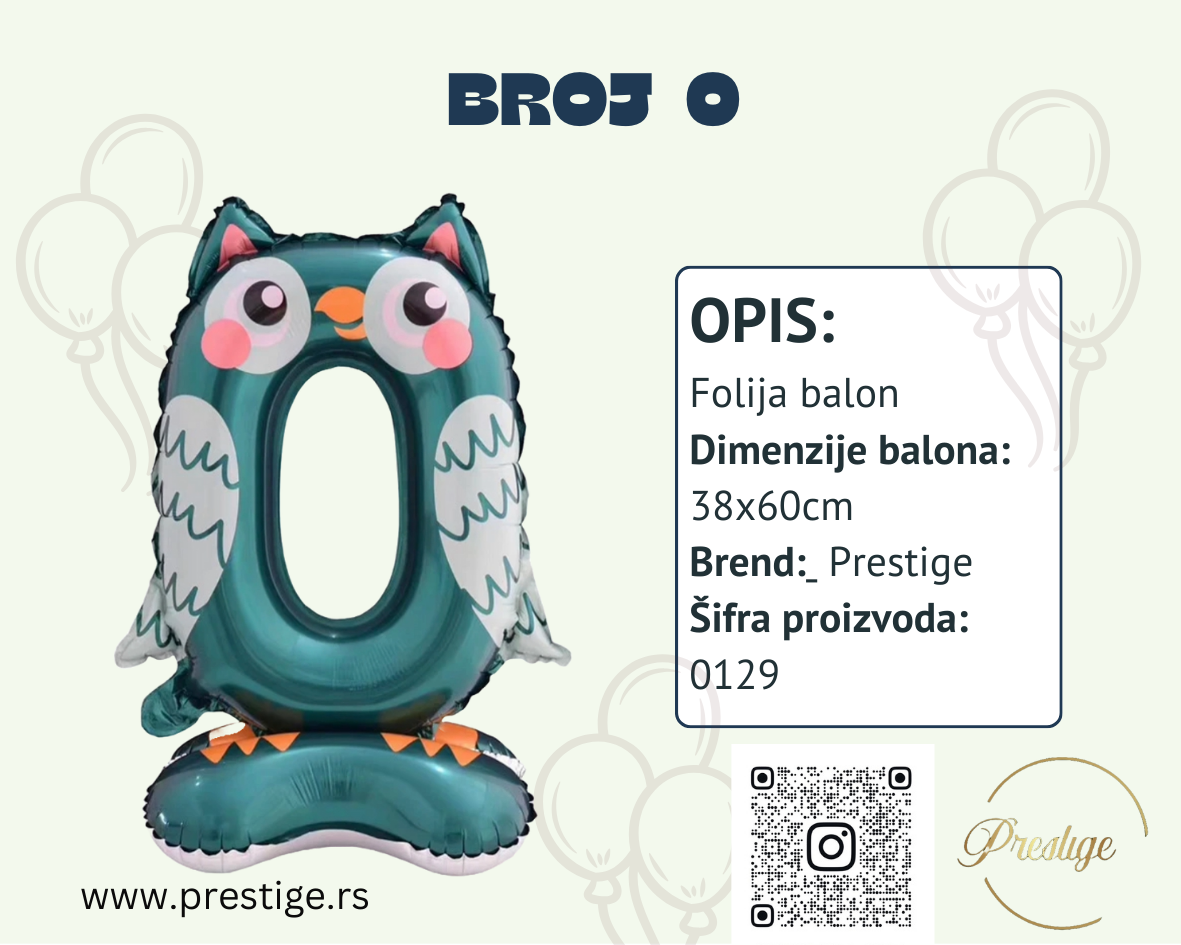 Balon sa postoljem broj 0 - Prestige