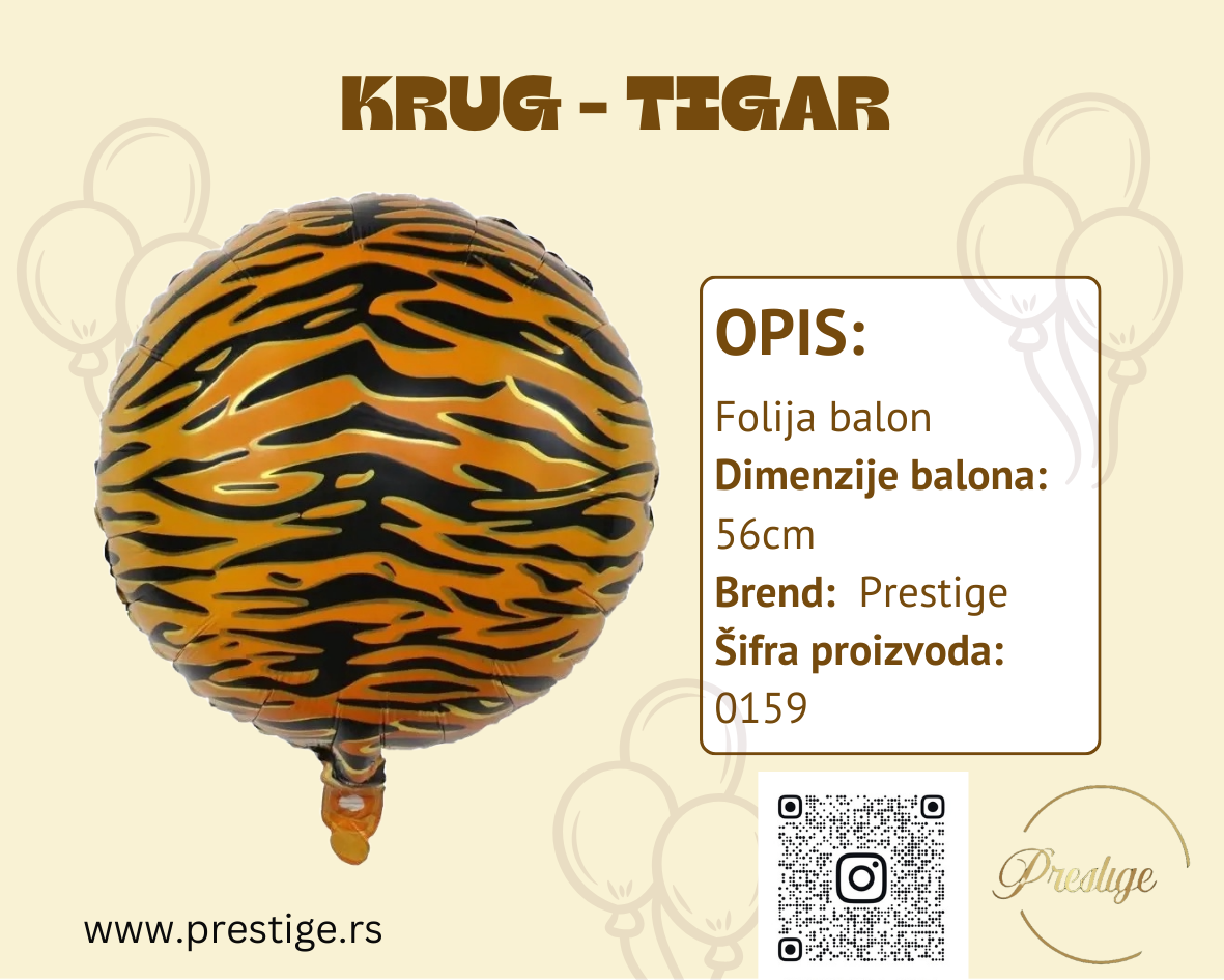 Orbz Tigrasti 56cm - Prestige