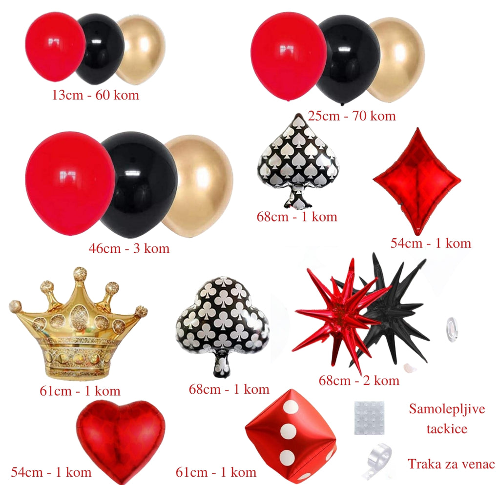 Casino set balona - Prestige
