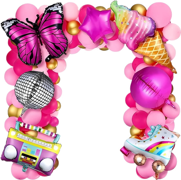 Pink leptir set balona - Prestige