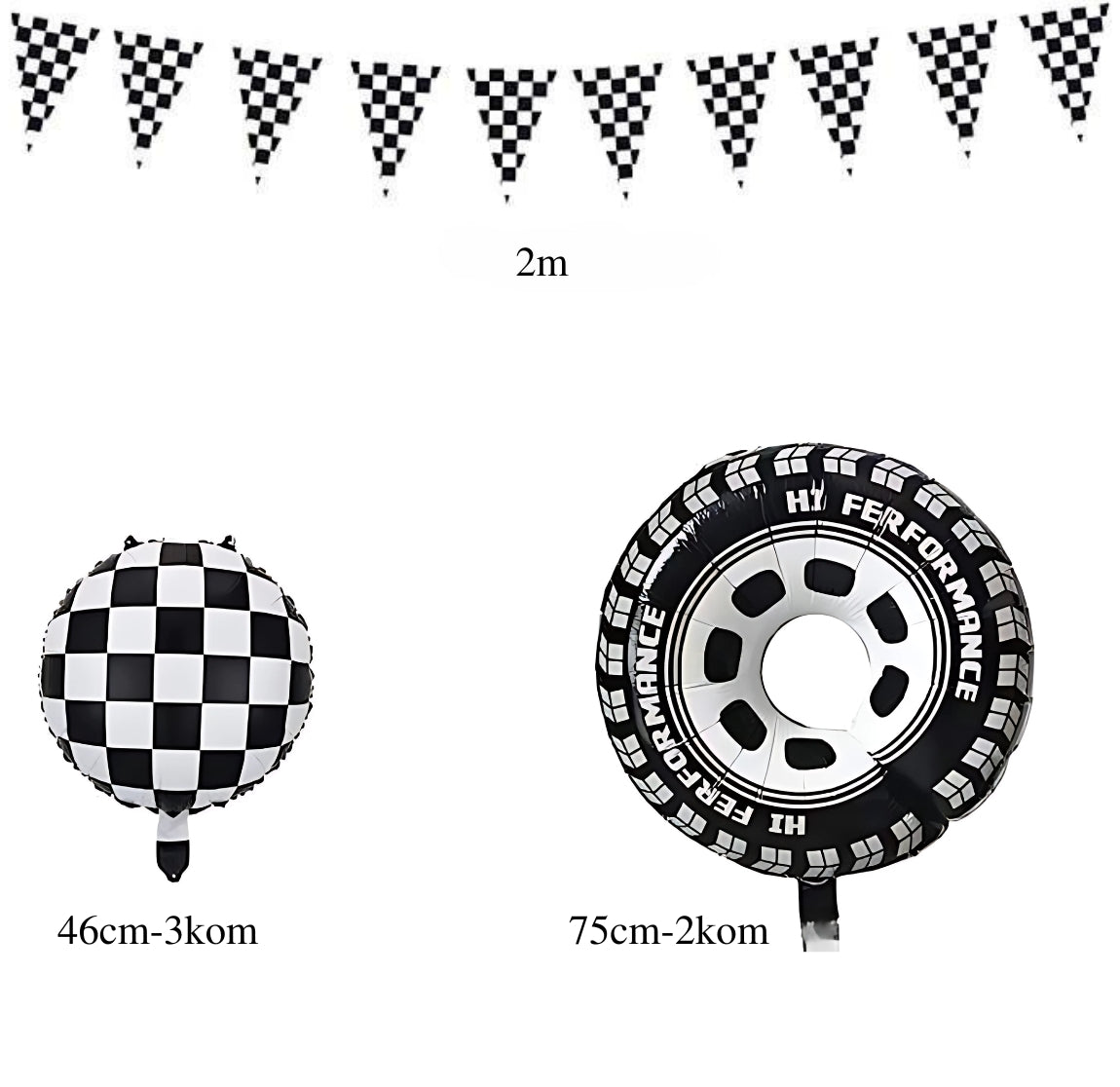 Racing set balona - Prestige