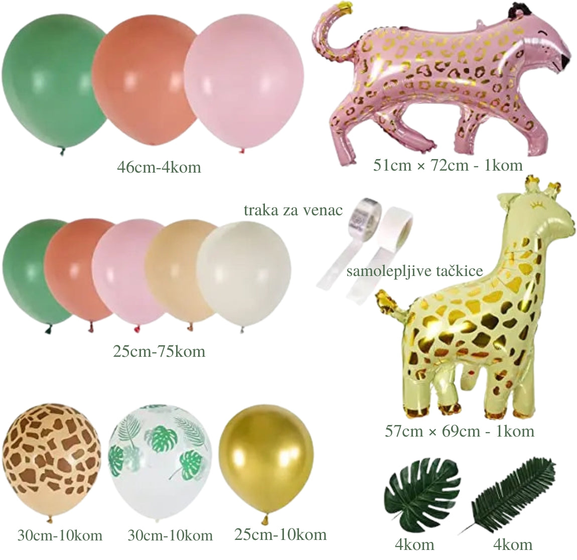 Jungle set balona - Prestige