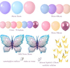 Leptir 2 party set + Baloni - Prestige