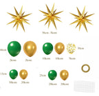 Elegantni zeleno-zlatni set balona - Prestige