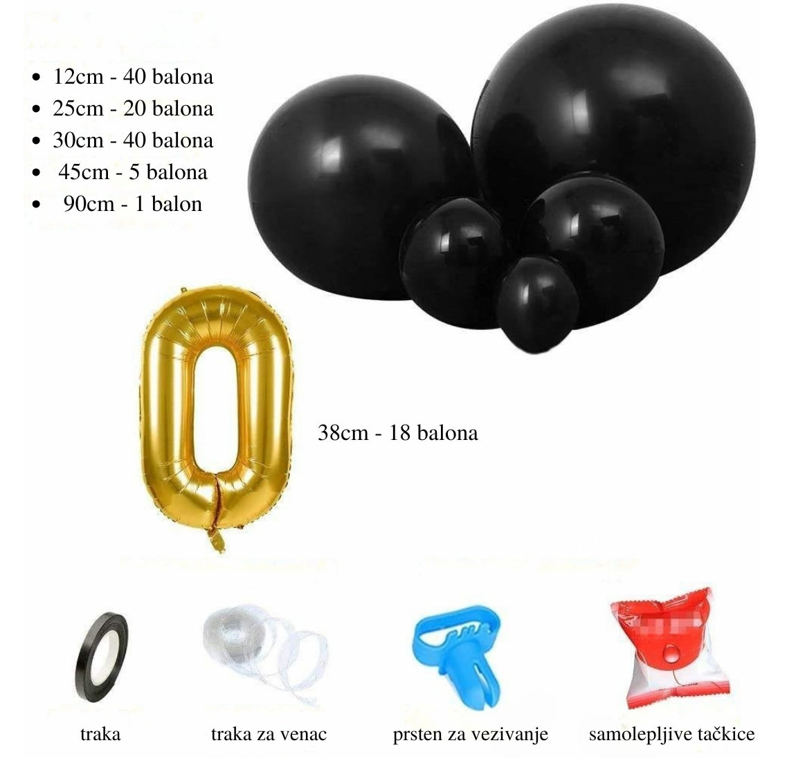 Lanac set balona - Prestige