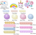 Nežni jednorog set balona - Prestige