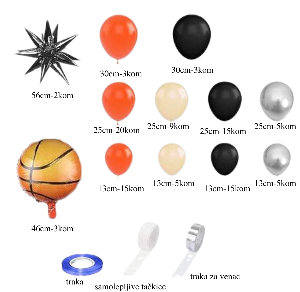 Košarkaški set balona - Prestige