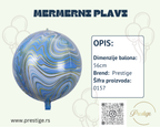 Orbz Mermerni folija balon 56cm - više boja - Prestige