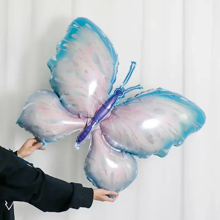 Folija Balon plavo rozi leptir 