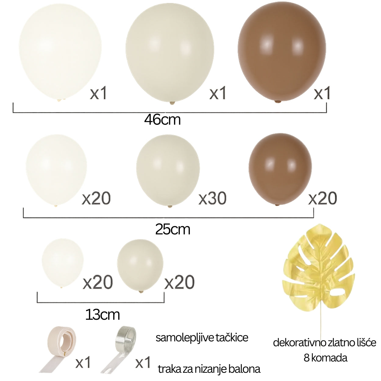 Dekoracija sa balonima Coco Blush u boho i elegantnom stilu