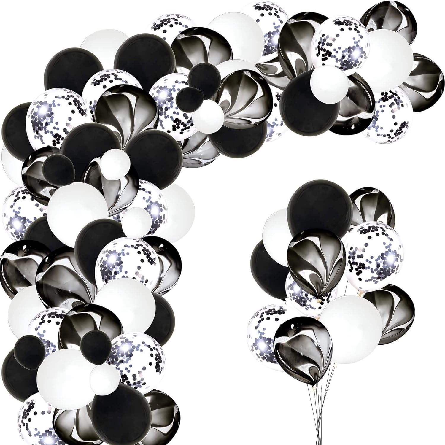 Crno beli set balona - Prestige