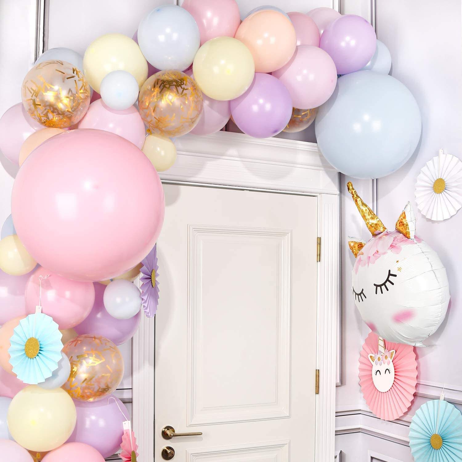 Nežni jednorog set balona - Prestige