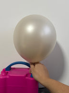 Set duplo punjenih - biserno belih balona