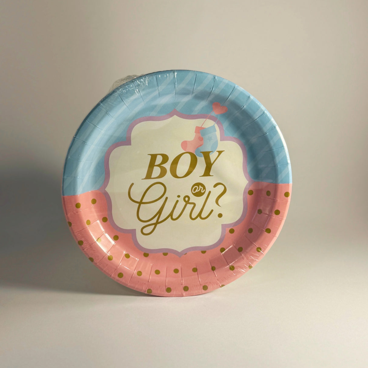Veliki set Otkrivanje pola baby shower tanjiri boy or girl - Prestige