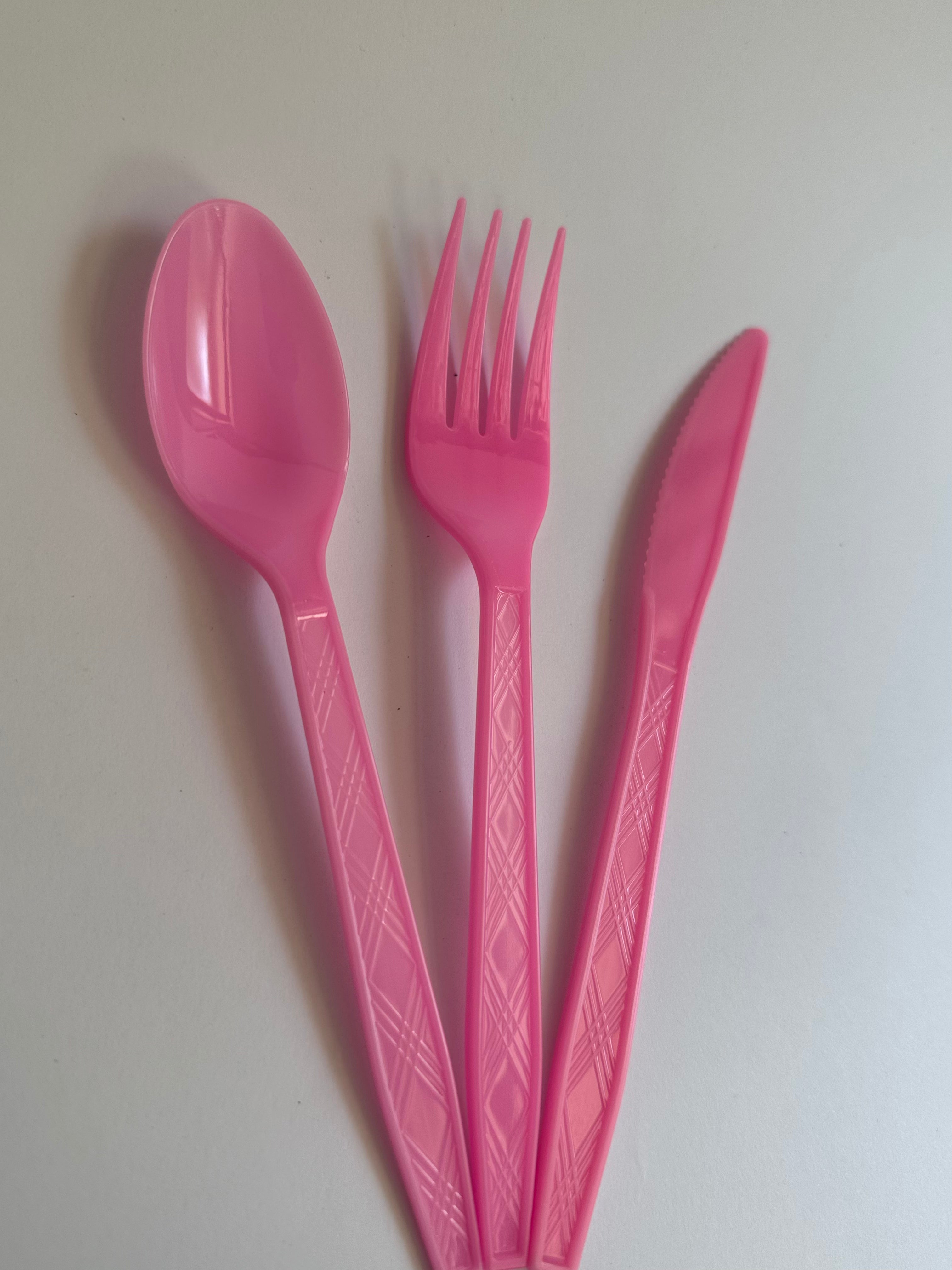 Pribor za rođendan – rozi set od 30 komada