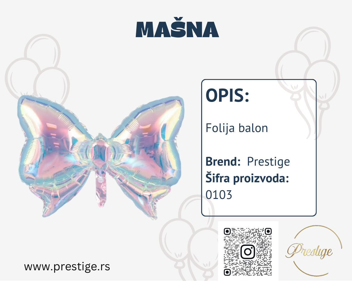 Providni mašna balon 