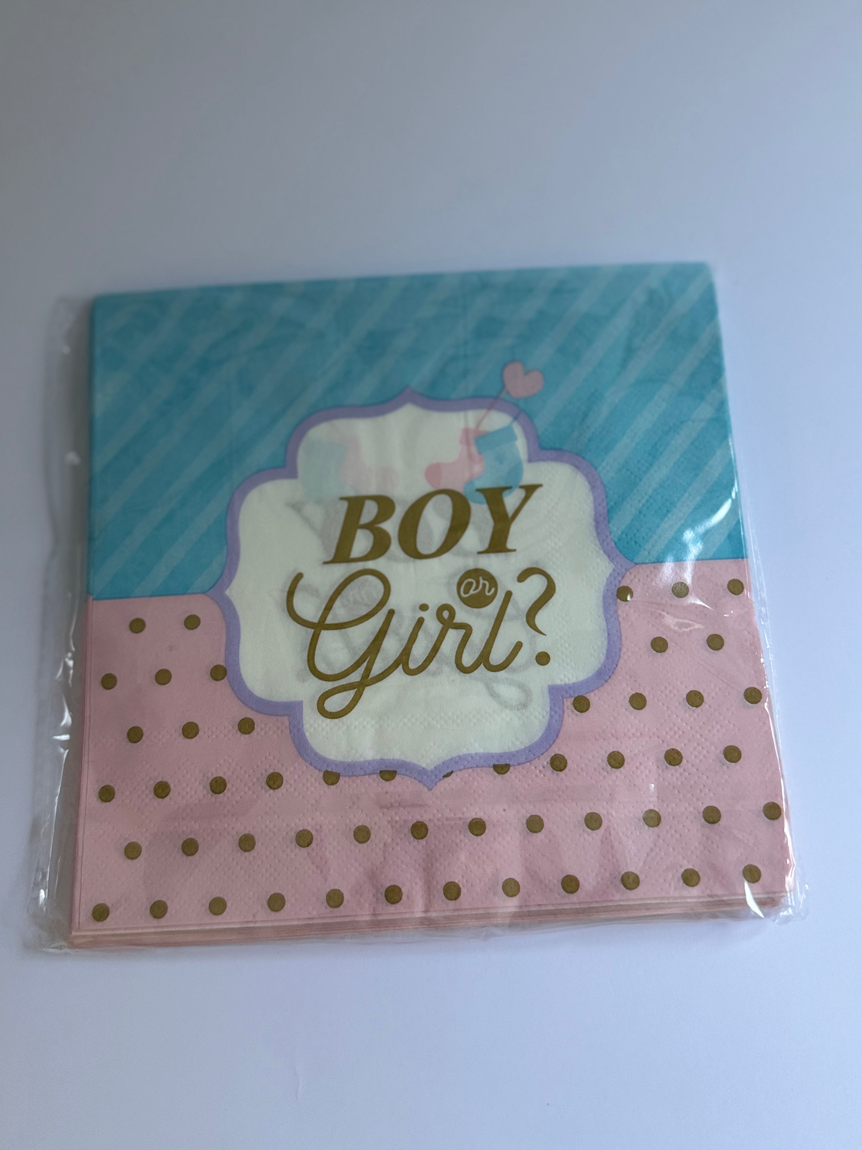 Salvete za otkrivanje pola bebe – 16 komada