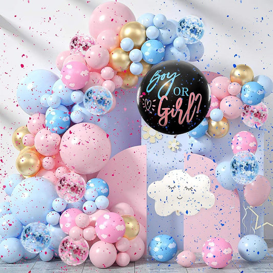 Baloni za gender reveal zabavu – roze i plavi set za otkrivanje pola bebe - Prestige
