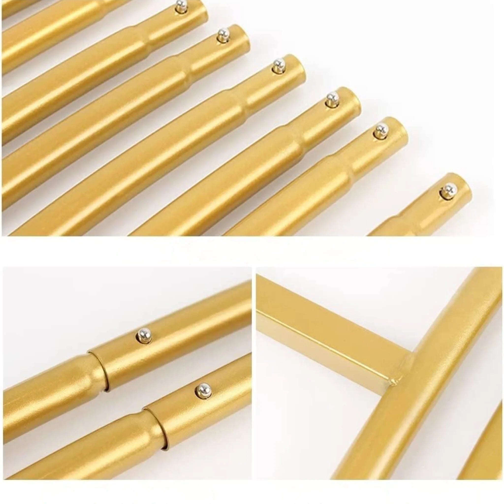 Zlatni luk za balone spreman za dekoraciju