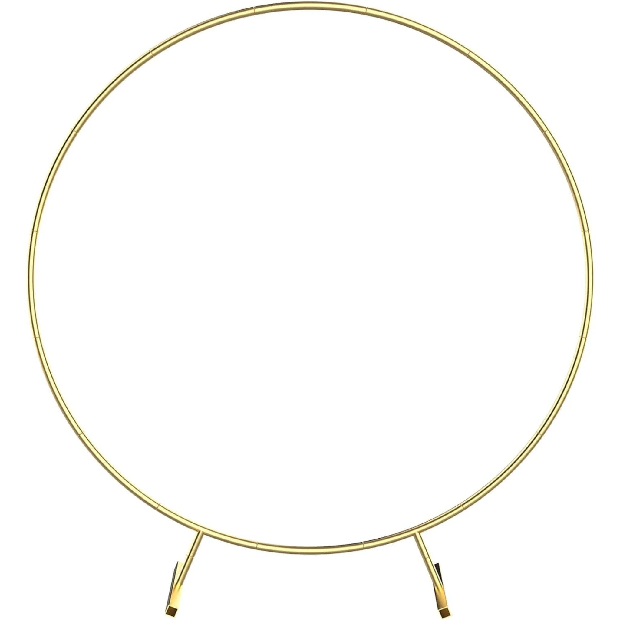 Zlatni metalni luk za balone u obliku kruga