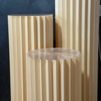 bež beli origami sto za rodjendane