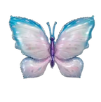 Balon plavo rozi leptir