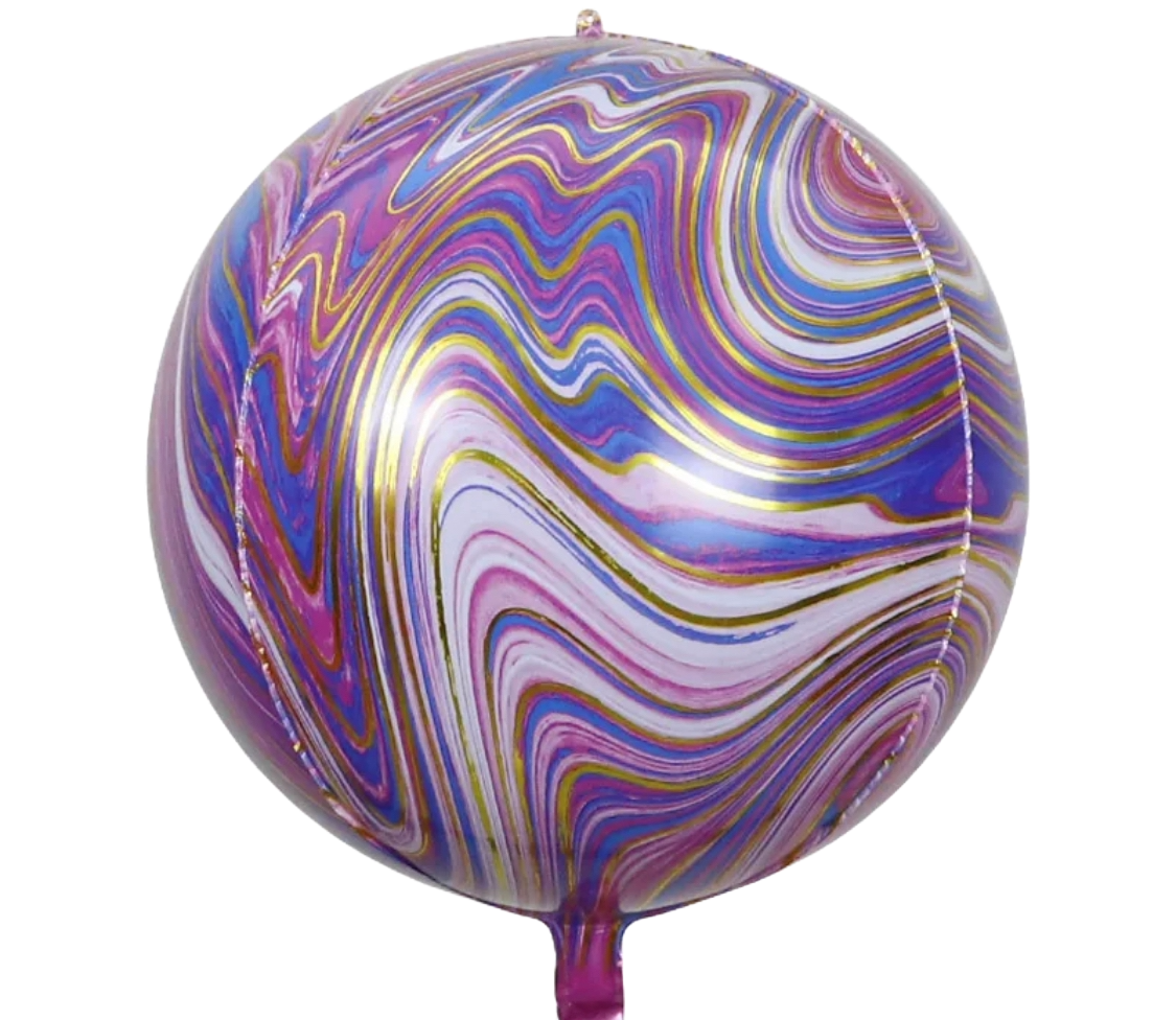 Orbz Mermerni folija balon 56cm - više boja - Prestige