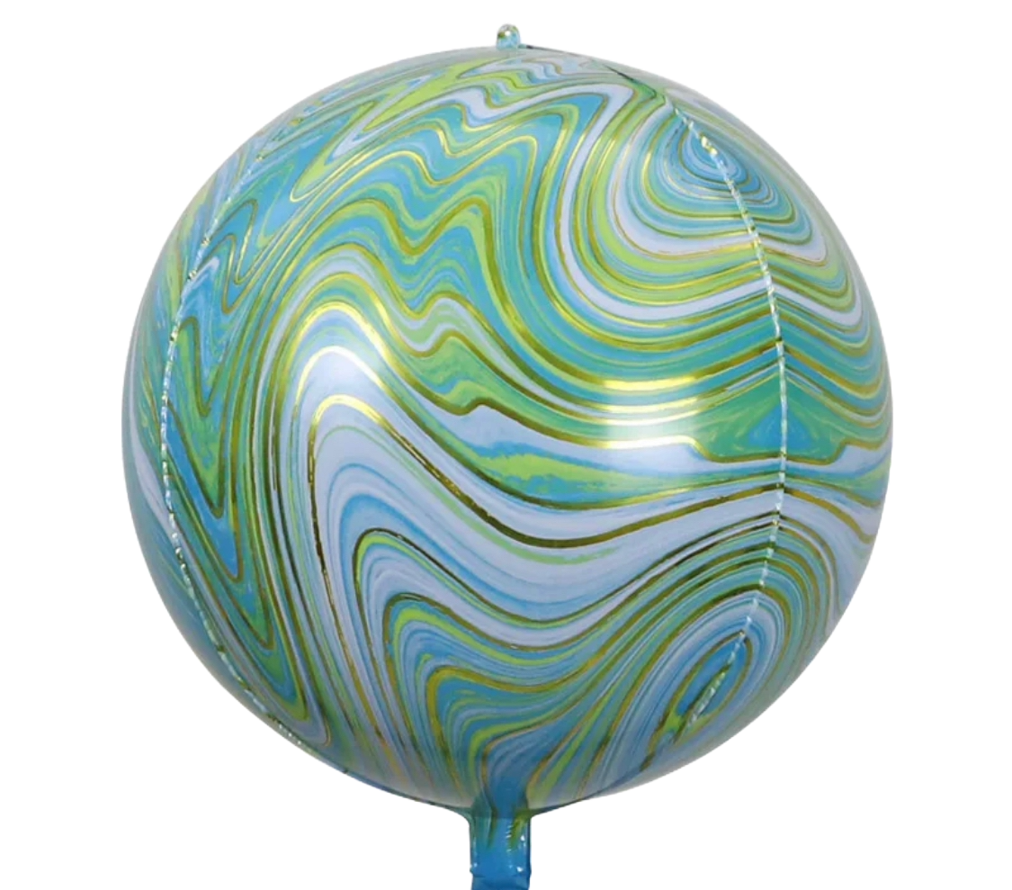 Mermerni folija balon 56cm - više boja