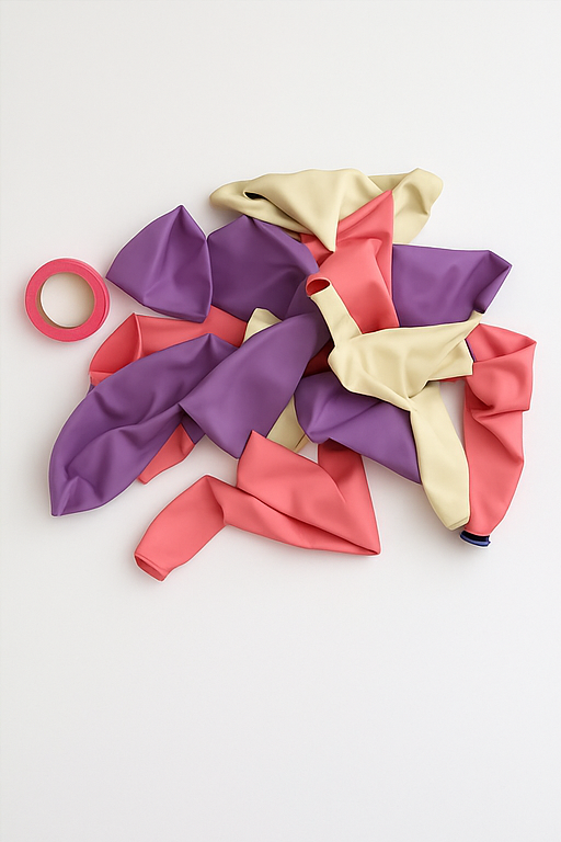 Leptir latex baloni - 18 kom