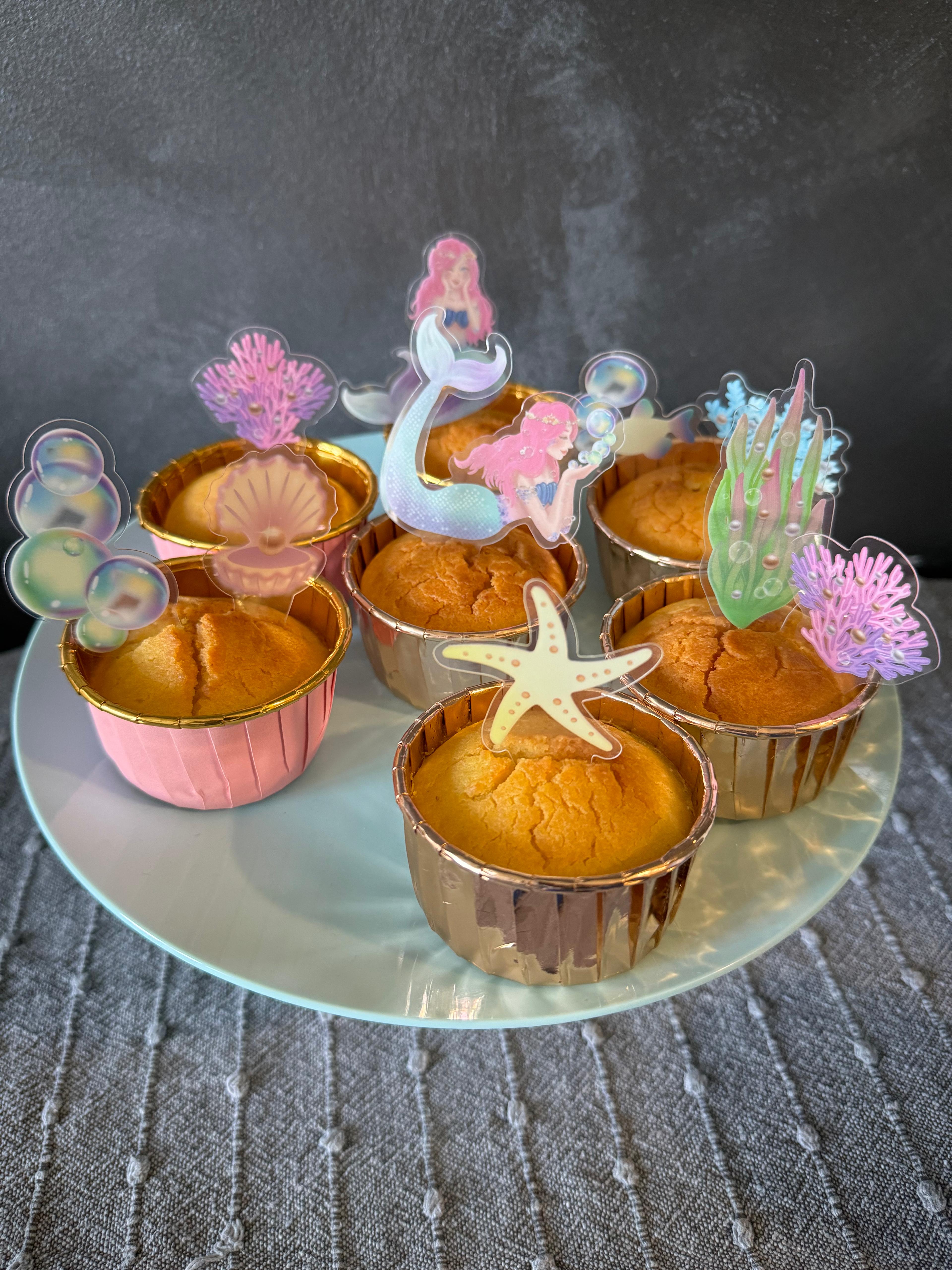 Mala sirena toper za mafine i tortu